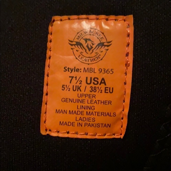 Women’s Milwaukee biker boots - Picture 4 of 6